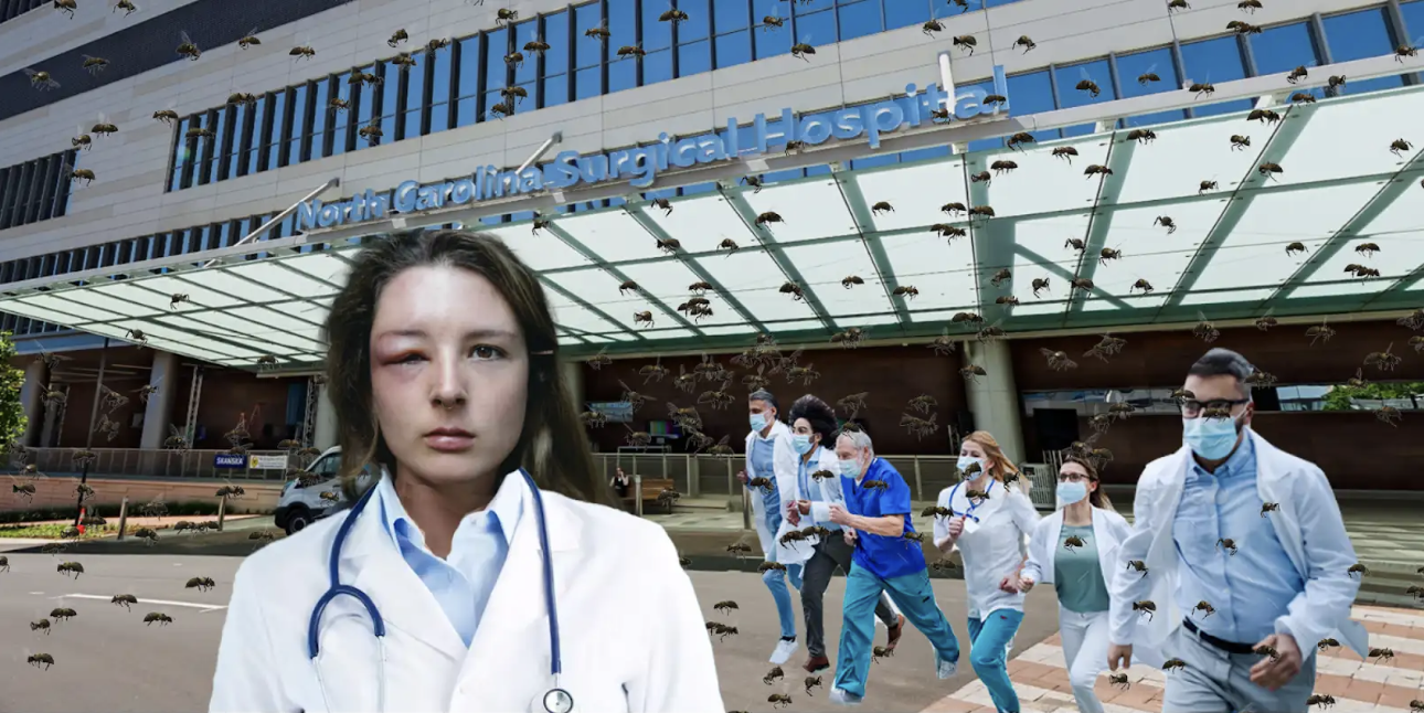 UNC opens North Carolina Surgical Hospital: only problem is, it’s full of bees!