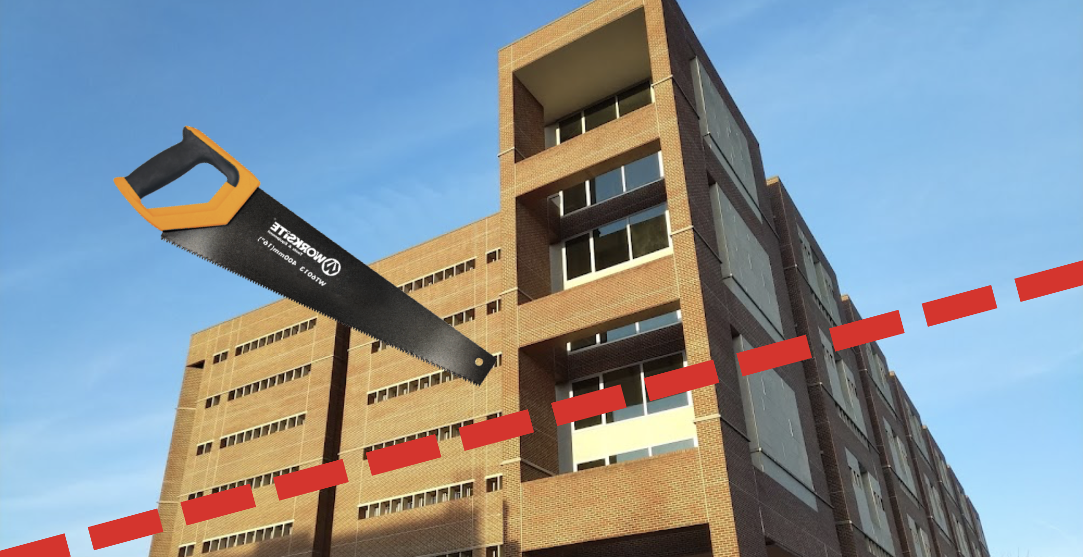 Davis Library to be sawed in half amidst budget cuts